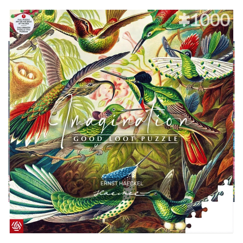 Imagination: Ernst Haeckel Hummingbirds/Kolibry puzzel