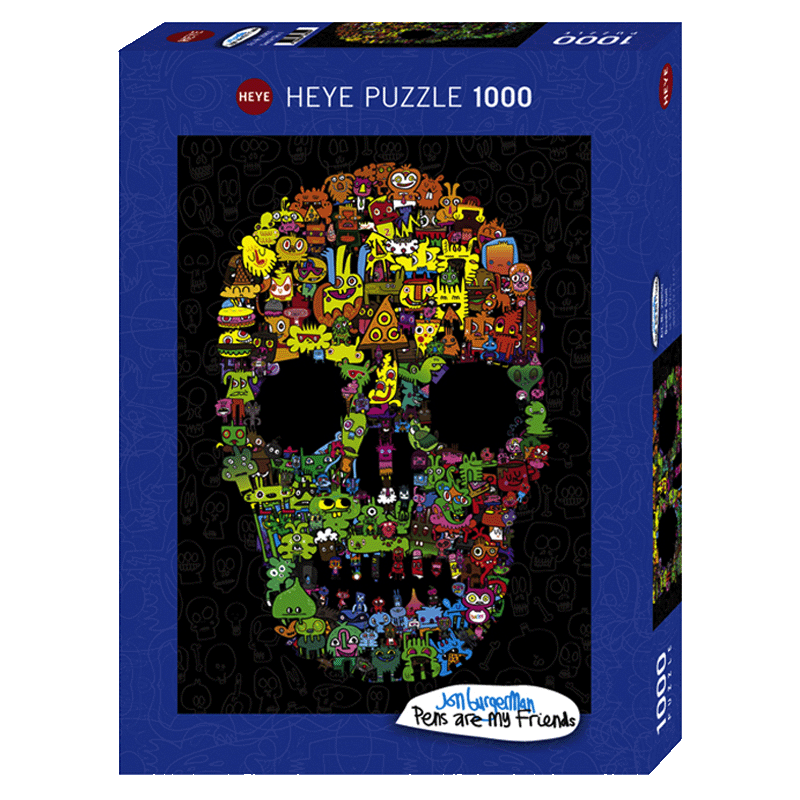 Doodle Skull puzzel