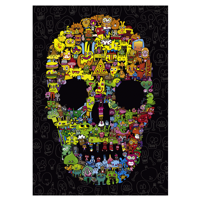 Doodle Skull puzzel