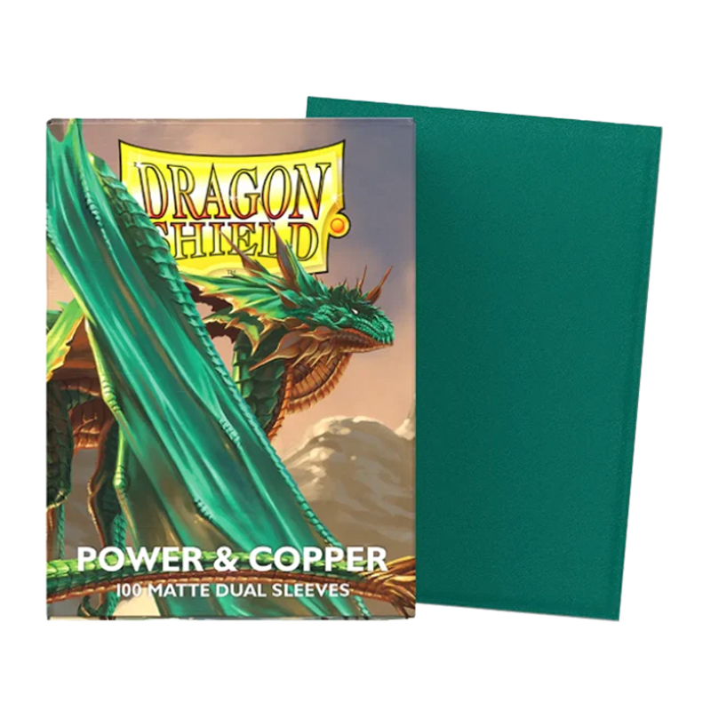 Dragon Shield Matte Dual Sleeves - Power & Copper