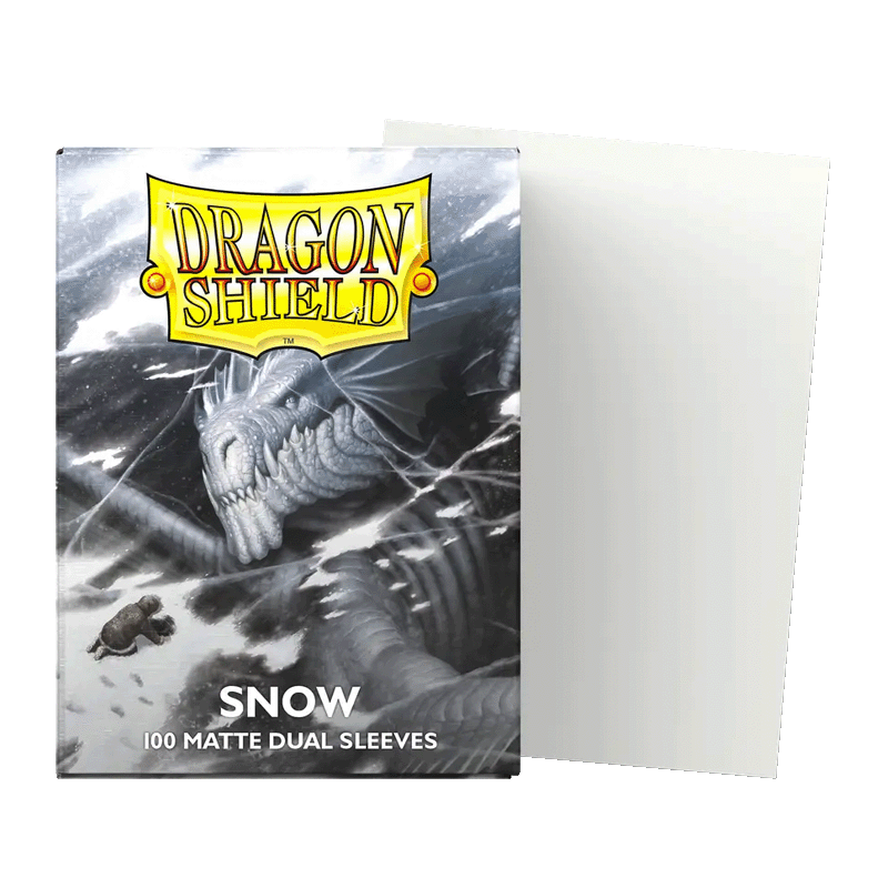 Dragon Shield Matte Dual Sleeves - Snow