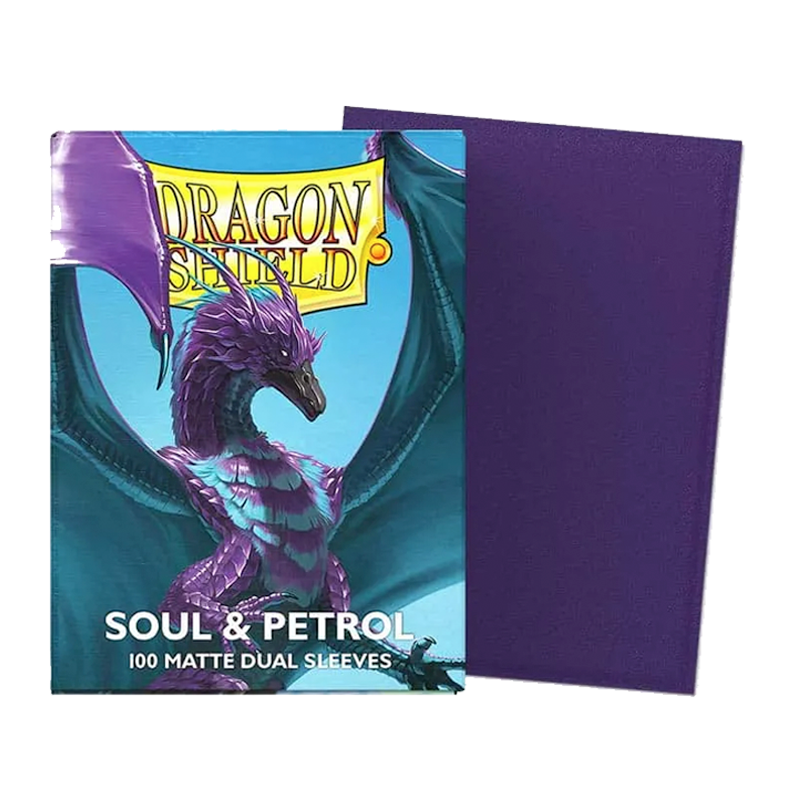 Dragon Shield Matte Dual Sleeves - Soul & Petrol