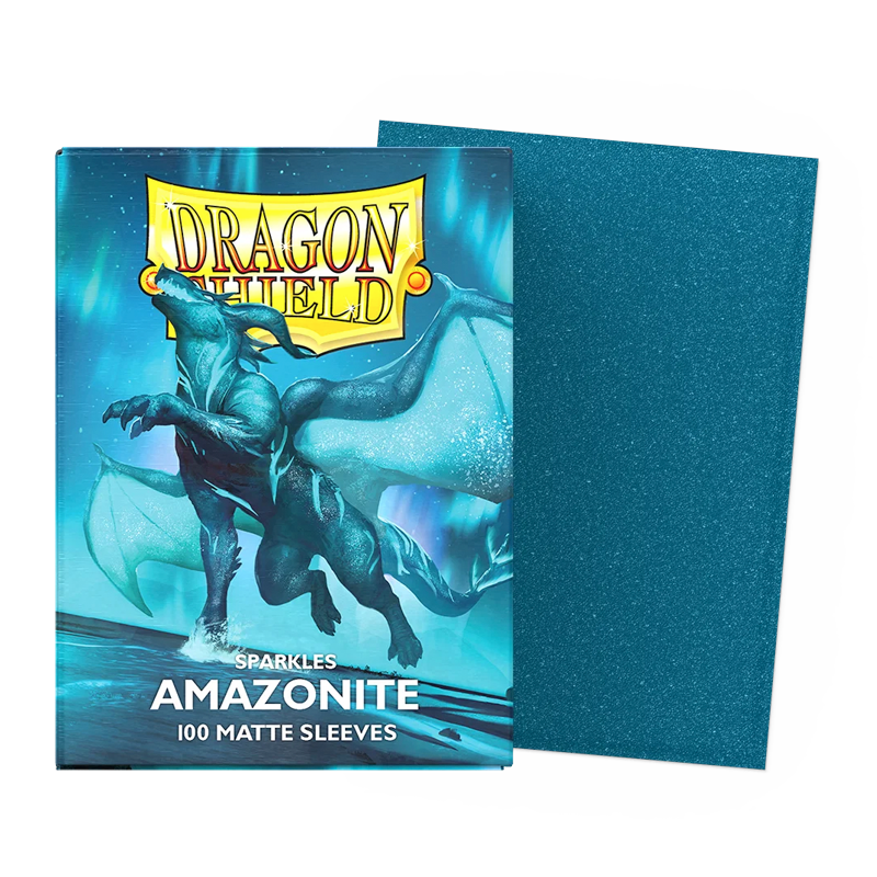 Dragon Shield Matte Sleeves - Sparkles Amazonite