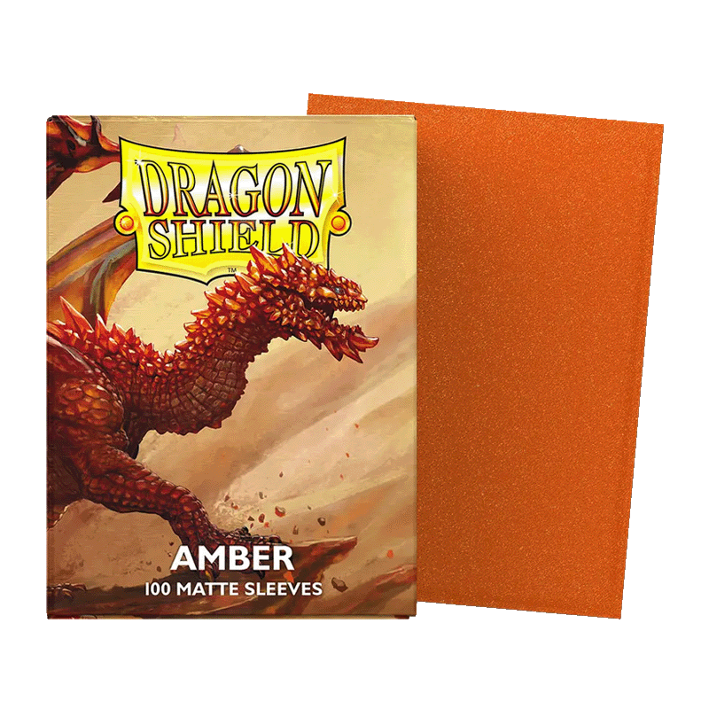 Dragon Shield Matte Sleeves - Amber
