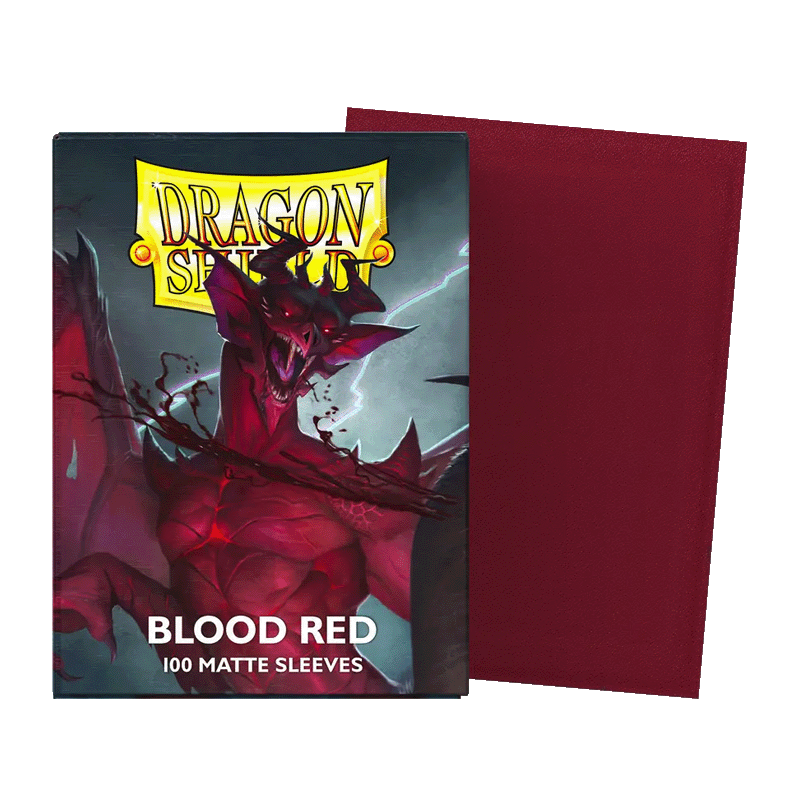 Dragon Shield Matte Sleeves - Blood Red