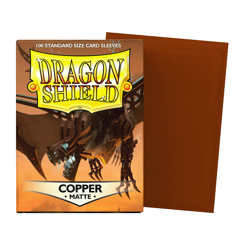 Dragon Shield Matte Sleeves - Copper