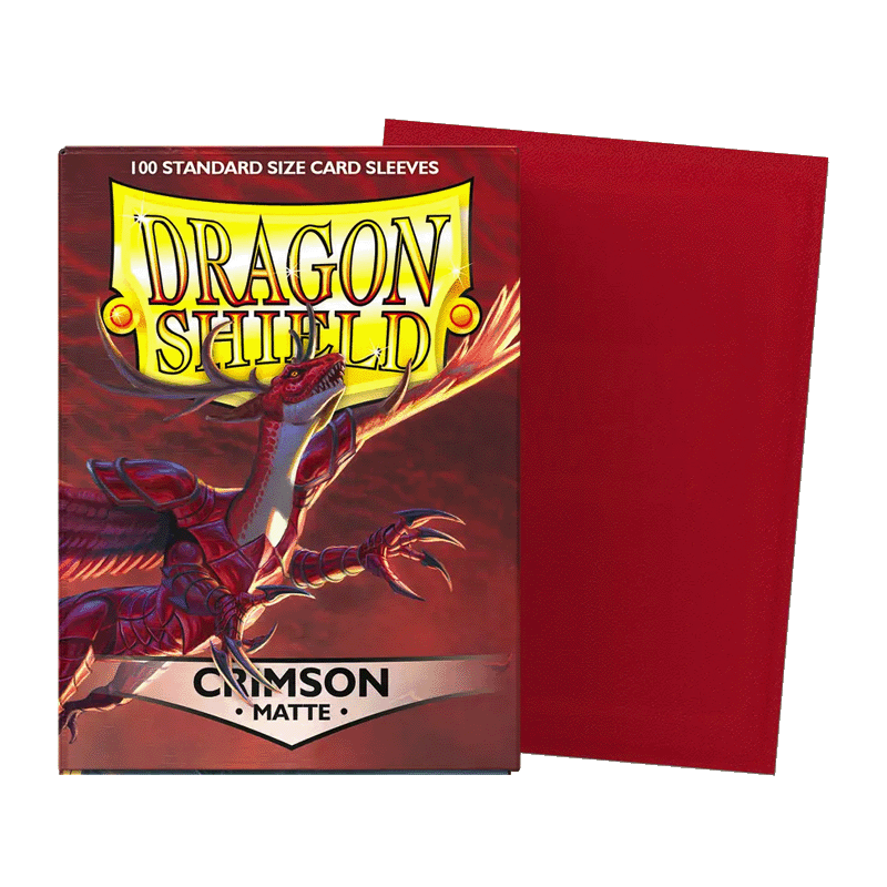 Dragon Shield Matte Sleeves - Crimson