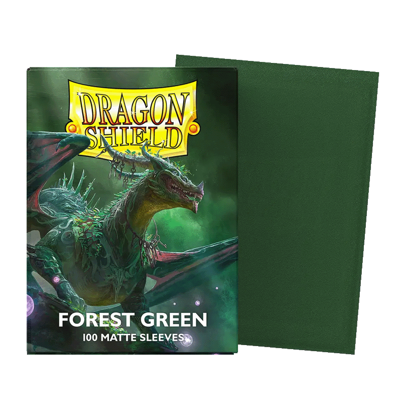 Dragon Shield Matte Sleeves - Forest Green