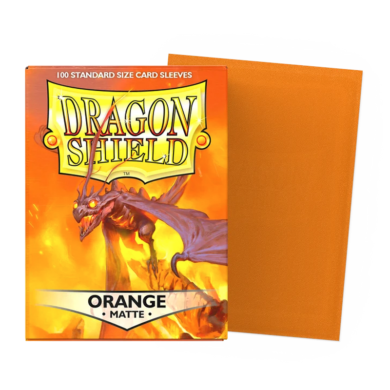 Dragon Shield Matte Sleeves - Orange
