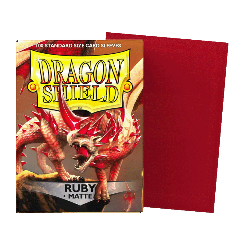Dragon Shield Matte Sleeves - Ruby