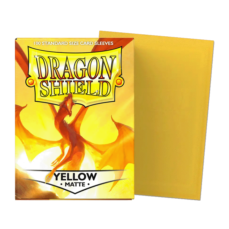 Dragon Shield Matte Sleeves - Yellow