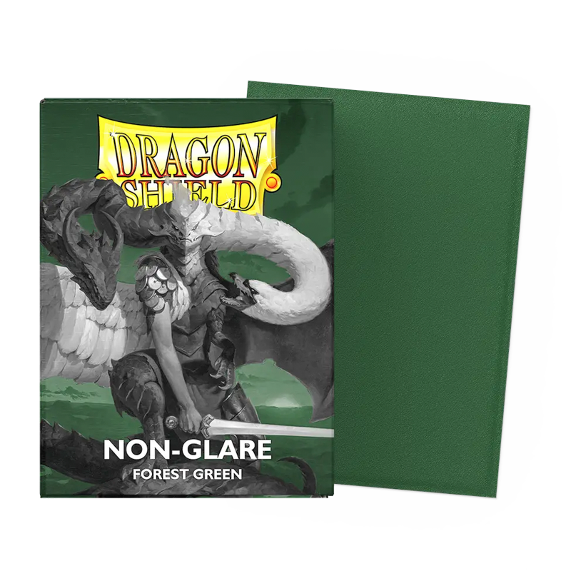 Dragon Shield Non-glare Matte Sleeves - Forest Green