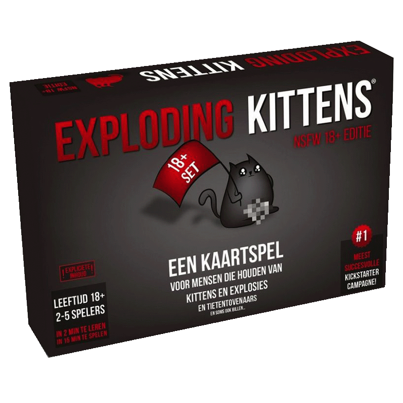 Exploding Kittens NSFW 18+ editie