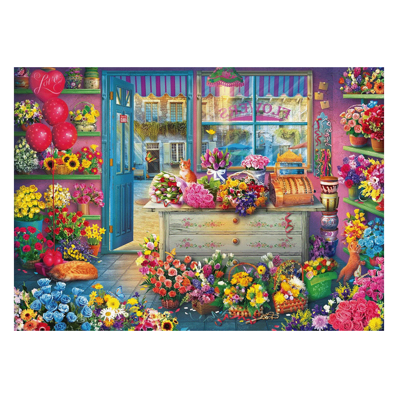 Fleurige bloemenboutique