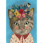 Floral Friends puzzel: Pretty Feline