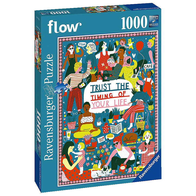 Flow puzzel: Trust The Timing Of Your Life