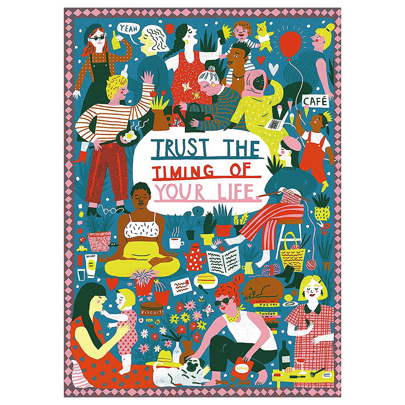 Flow puzzel: Trust The Timing Of Your Life