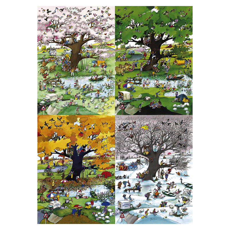 4 seizoenen puzzel