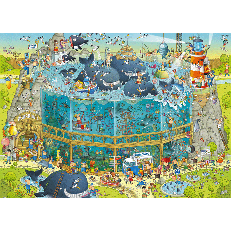 Funky Zoo Ocean Habitat puzzel