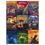 Harry Potter boekencollage puzzel