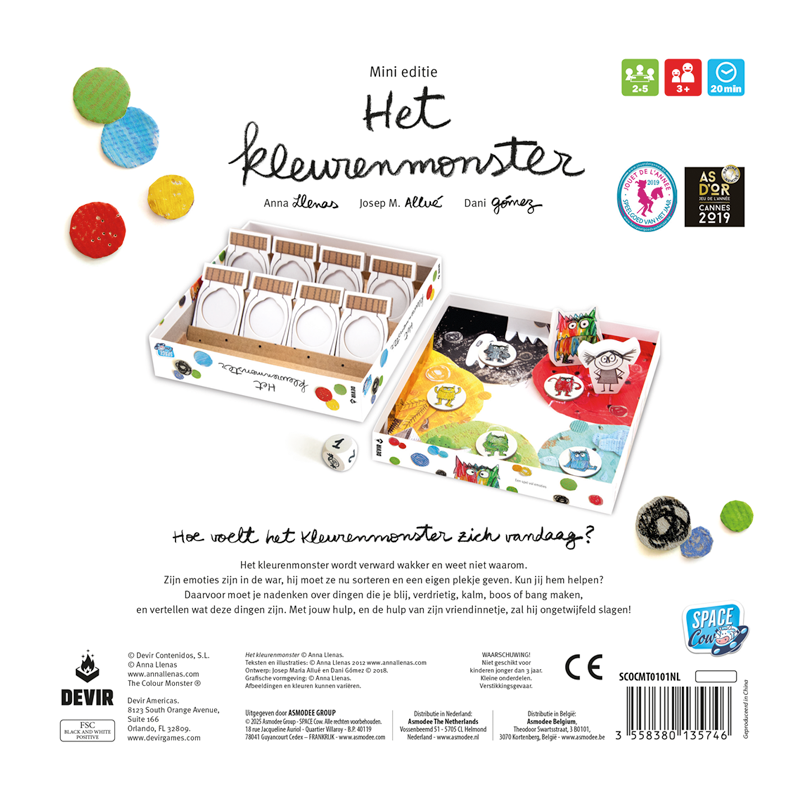 Het Kleurenmonster (mini editie)