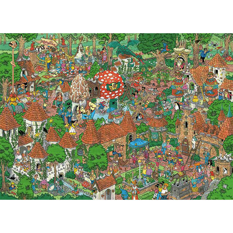 Jan Van Haasteren: Sprookjesbos (Efteling) puzzel