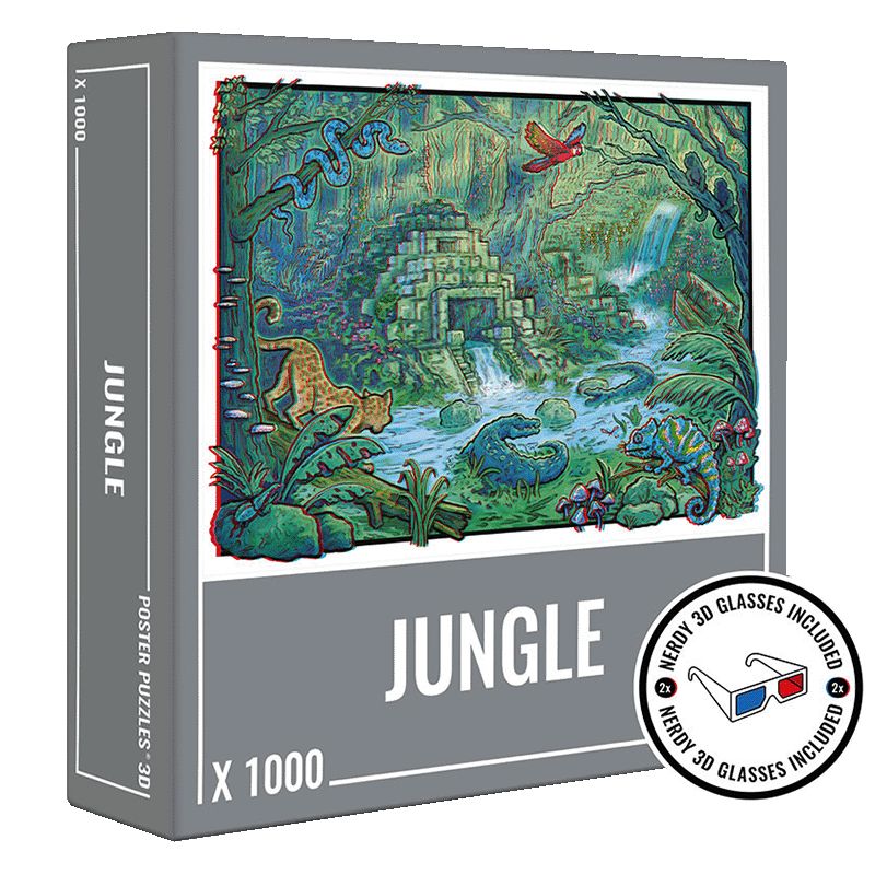 Jungle 3d effect puzzel