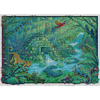 Jungle 3d effect puzzel