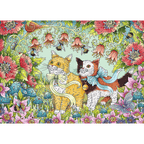 Kattenvriendschap puzzel