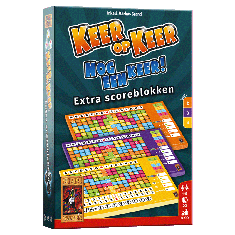 Keer op keer: extra scoreblokken (levels 2-3-4)