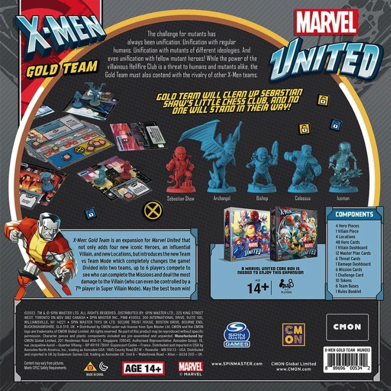 Marvel United: X-men Gold Team (uitbreiding, ENG)