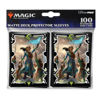 MtG: Tarkir Dragonstorm Temur - Ultra Pro Matte Art Sleeves