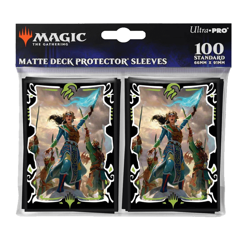 MtG: Tarkir Dragonstorm Temur - Ultra Pro Matte Art Sleeves