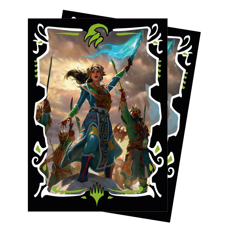 MtG: Tarkir Dragonstorm Temur - Ultra Pro Matte Art Sleeves