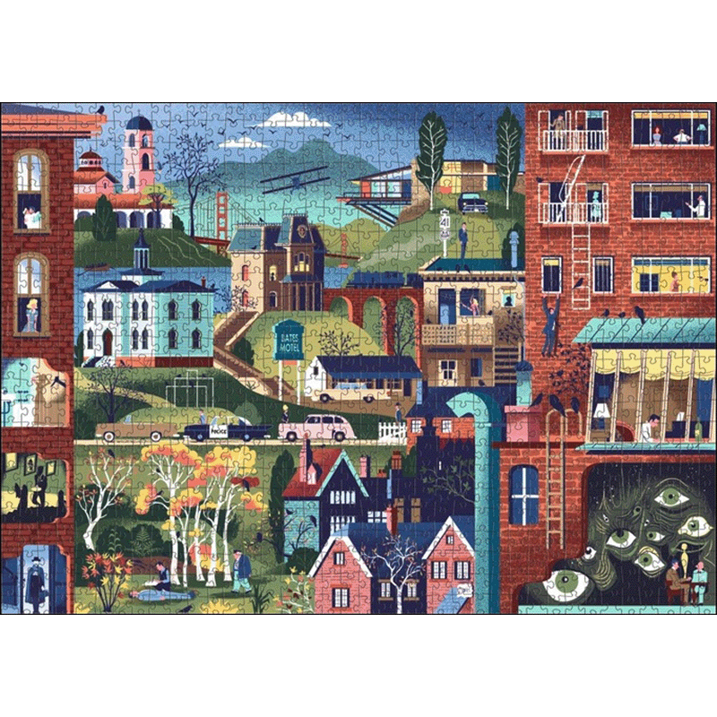 Movie Masters puzzel: Alfred Hitchcock