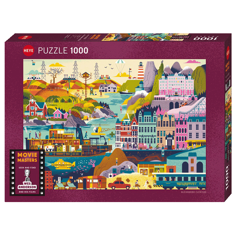 Movie Masters puzzel: Wes Anderson