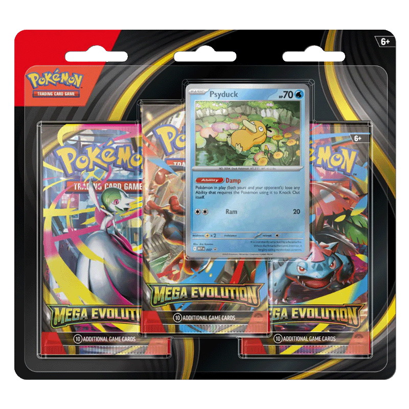 Pokémon: Mega Evolution - 3-Booster Blister (Psyduck/Golduck)