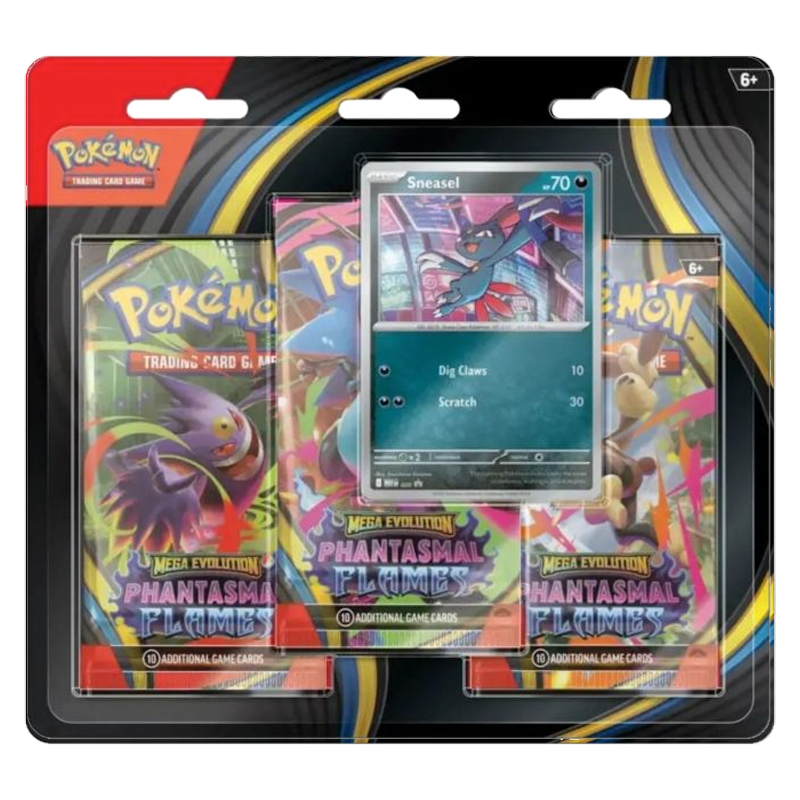 Pokémon: Phantasmal Flames - 3-Booster blister