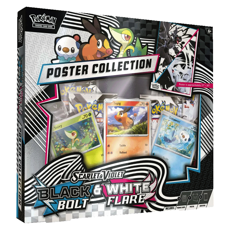 Pokémon: White Flare & Black Bolt Poster Collection