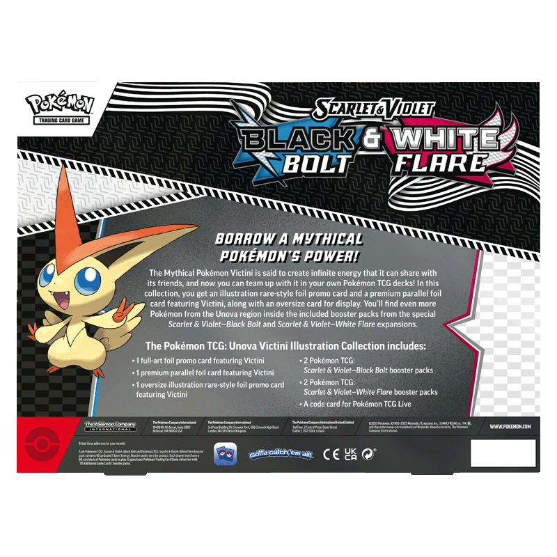Pokémon: White Flare & Black Bolt - Victini Illustration Collection