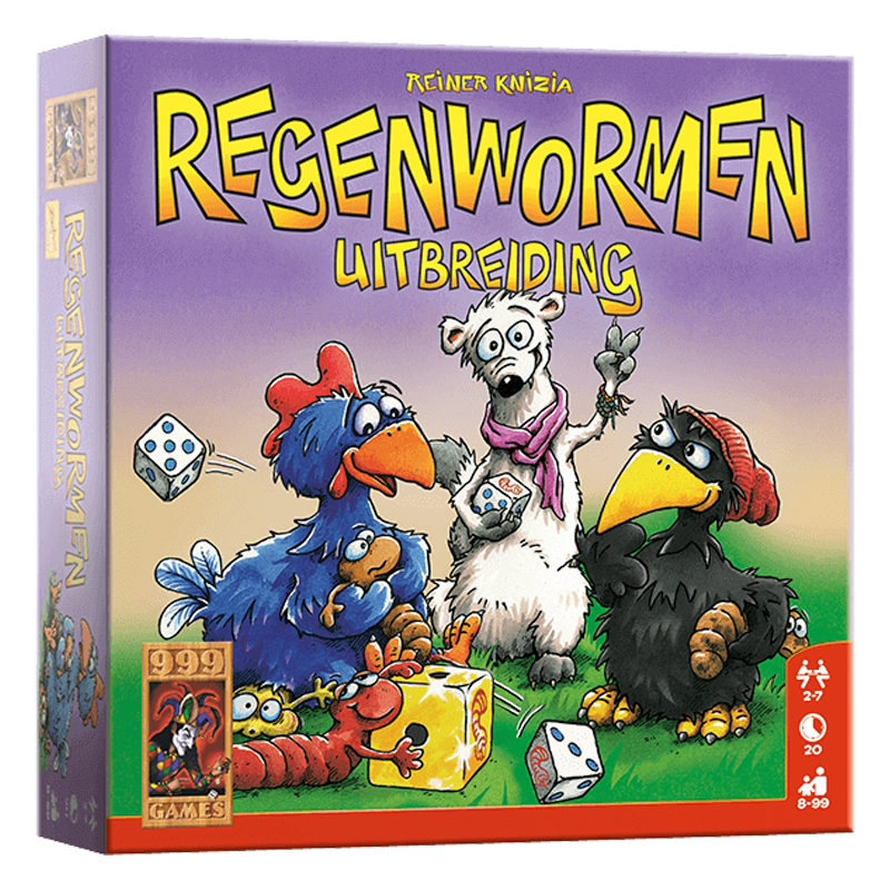 Regenwormen: uitbreiding
