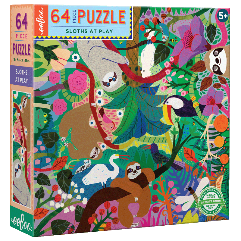 Sloths at Play puzzel