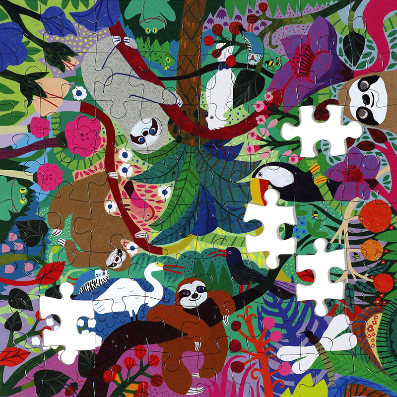 Sloths at Play puzzel