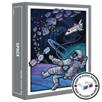 Space 3d effect puzzel