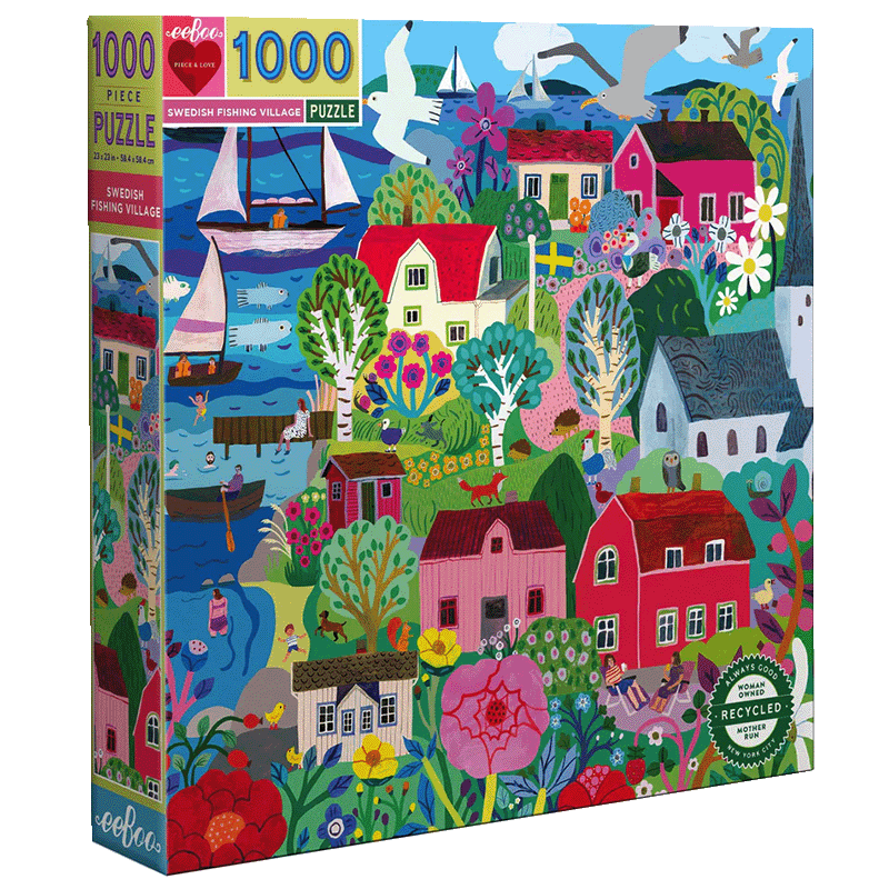 Swedish Fishing Village puzzel