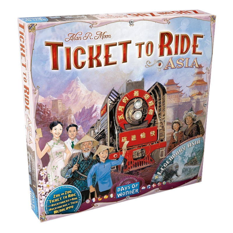 Ticket to Ride: Asia + Legendary Asia (uitbreiding, ENG)