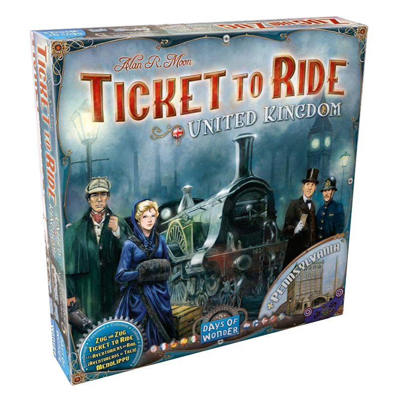 Ticket to Ride: United Kingdom & Pennsylvania (uitbreiding, ENG)