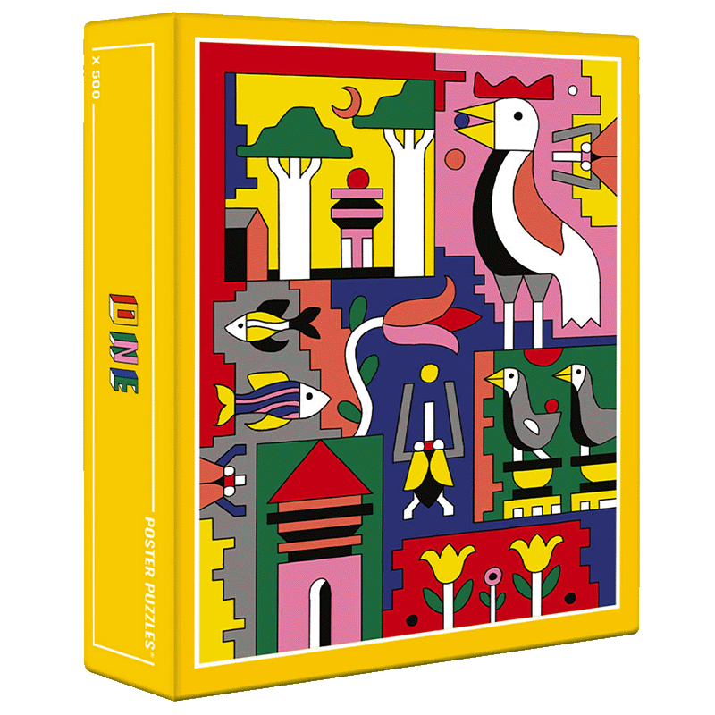 Triptych puzzel box set