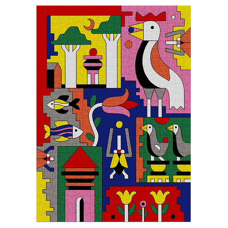 Triptych puzzel box set