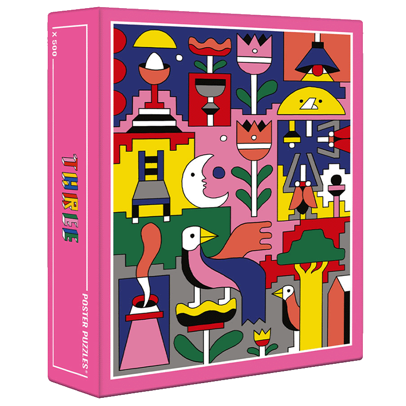 Triptych puzzel box set